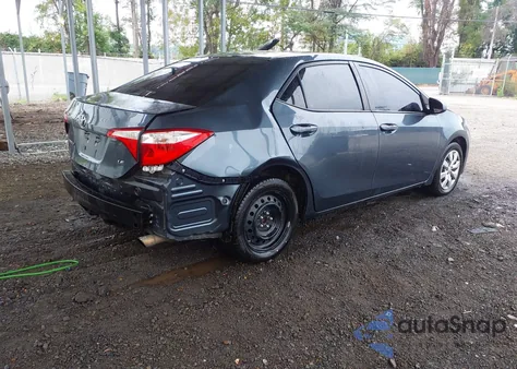 2016 Toyota Corolla Le из США, поврежденный, VIN 2T1BURHE4GC684620